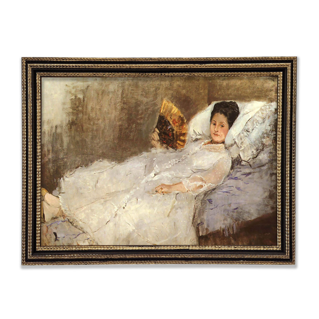 Morisot Porträt von Madame Hubard Gerahmter Druck