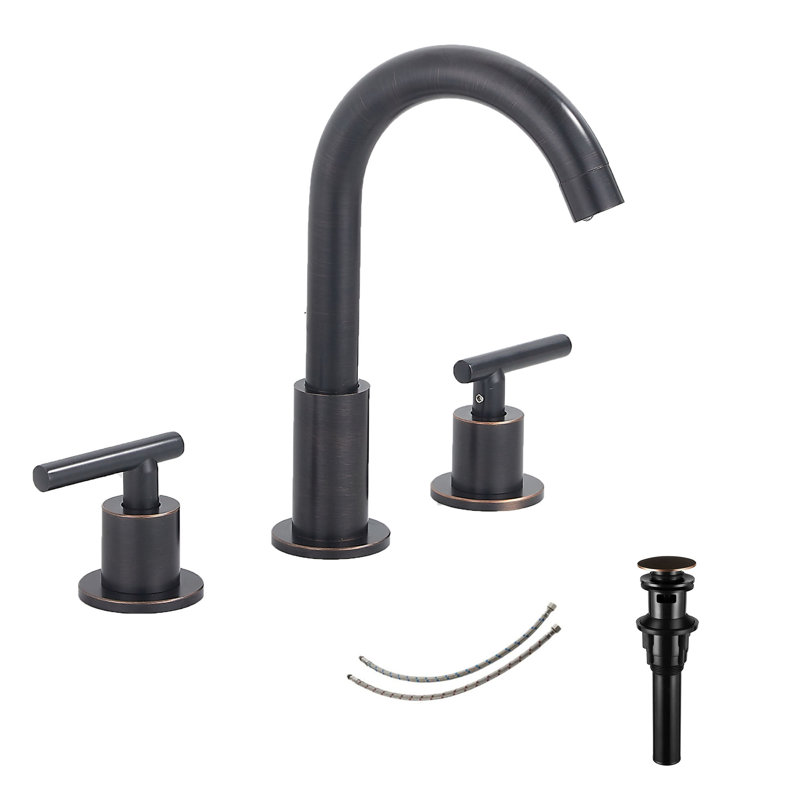 Widespread Bathroom Sink Faucet, Oil Rubbed Bronze