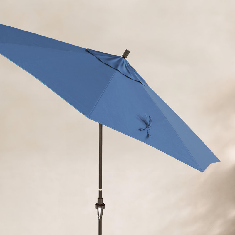 Parasol de marché 9 pi, Performance bleu givré