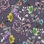 Panneau de papier peint adhésif l 10,4 pi x l 25 po Lilas foncé