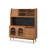 Scandinavian One-Piece Solid Wood Food Cabinet