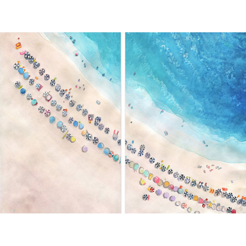 Perfect Holiday III Diptych, H 24 po x l 16 po
