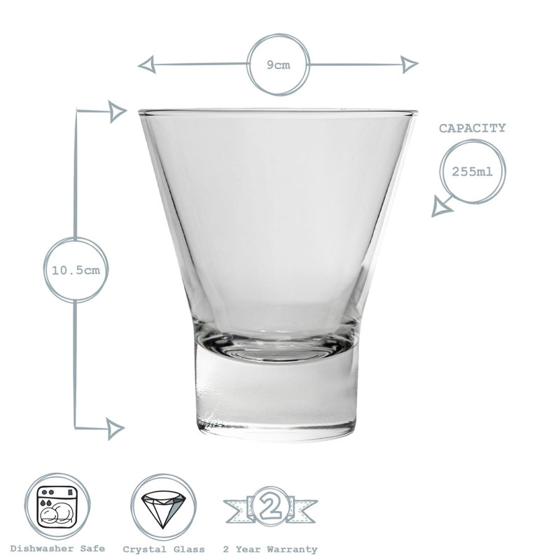 Ypsilon Water Glasses, 12, 255ml