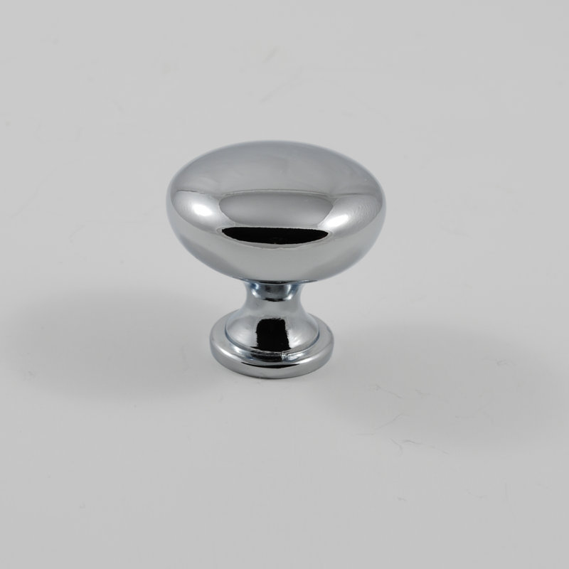 Poignée champignon 1 3/16 po de diamètre, Chrome poli