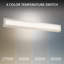 Ice Bar 38" Dimmable LED Bath Vanity & Wall Light With Built In Color Temperature Switch (2700K/3000K/3500K/4000K)-177449837-177449834