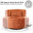 Swivel Accent Chair with Throw Pillow-86905325