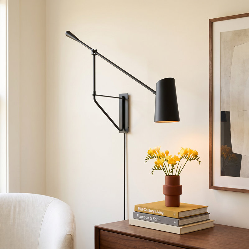 Eros LED Swing Arm Sconce