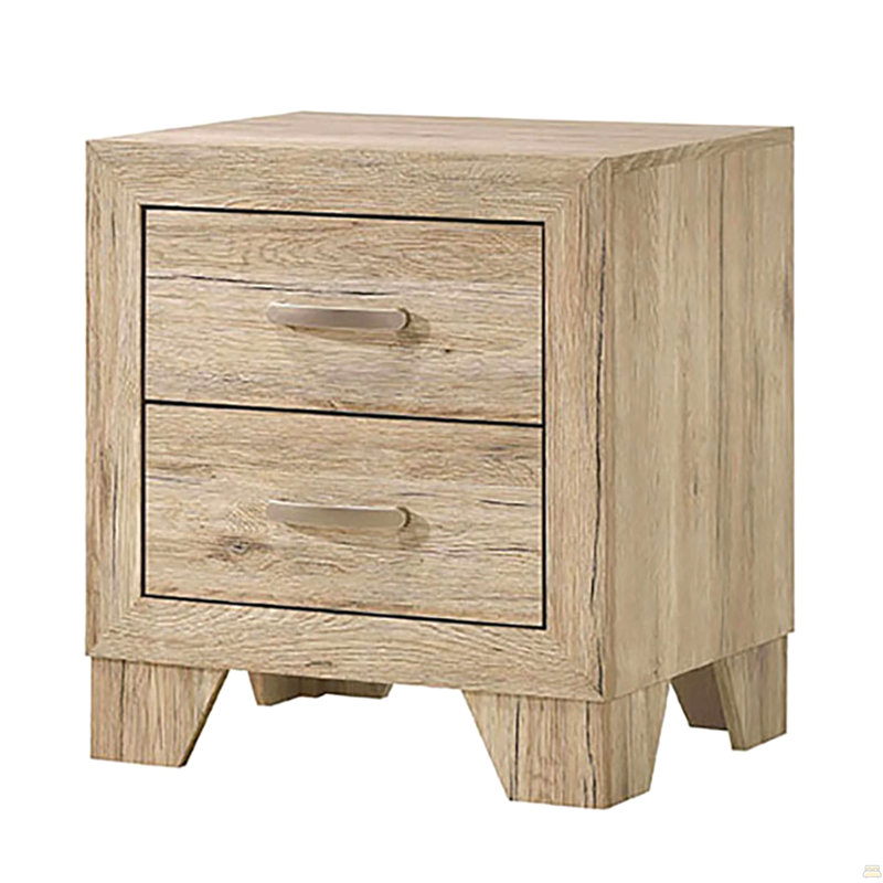 Table de chevet 2 tiroirs Natural