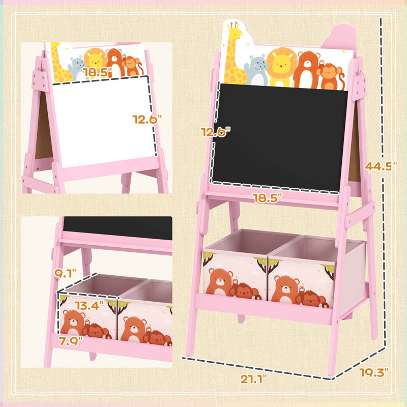 Chevalet Kids Art, chevalet à double face