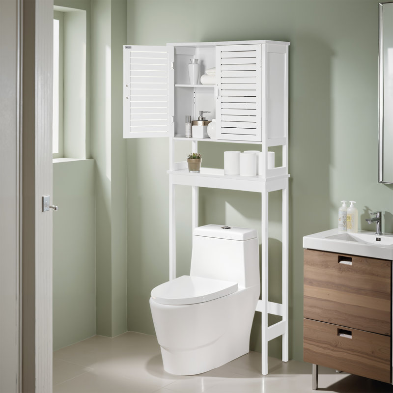 Over The Toilet Storage Cabinet, White
