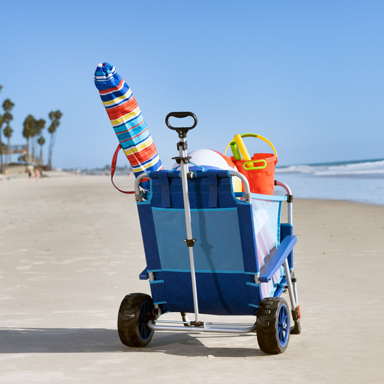 Mac Sports Beach Cart That Turns Into A Chair 2-in-1 Beach Day