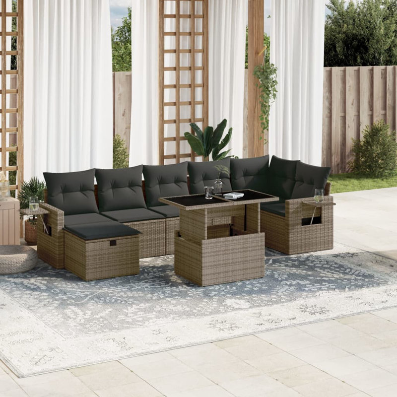Ensemble de canapé de jardin Vidaxl