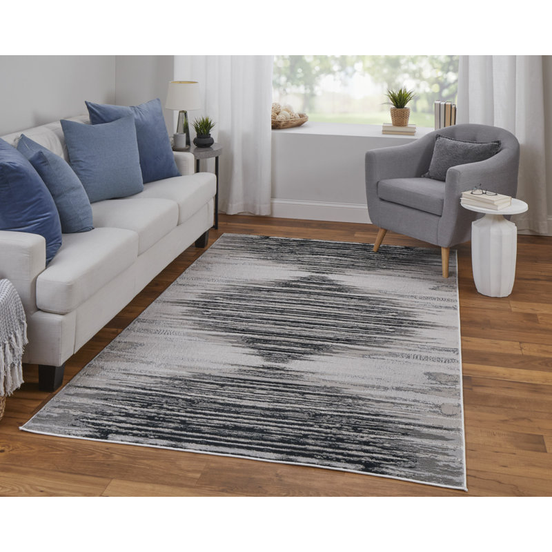 Rolfes Performance Geometric Indoor Rug, Rectangle 6'7" x 9'6"
