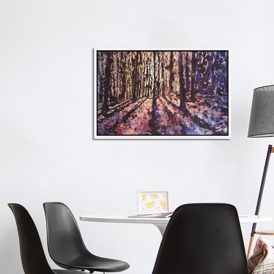 Wald bei Sonnenuntergang von Ryan Fox - Galerie-verpackte Leinwand Giclée auf Leinwand