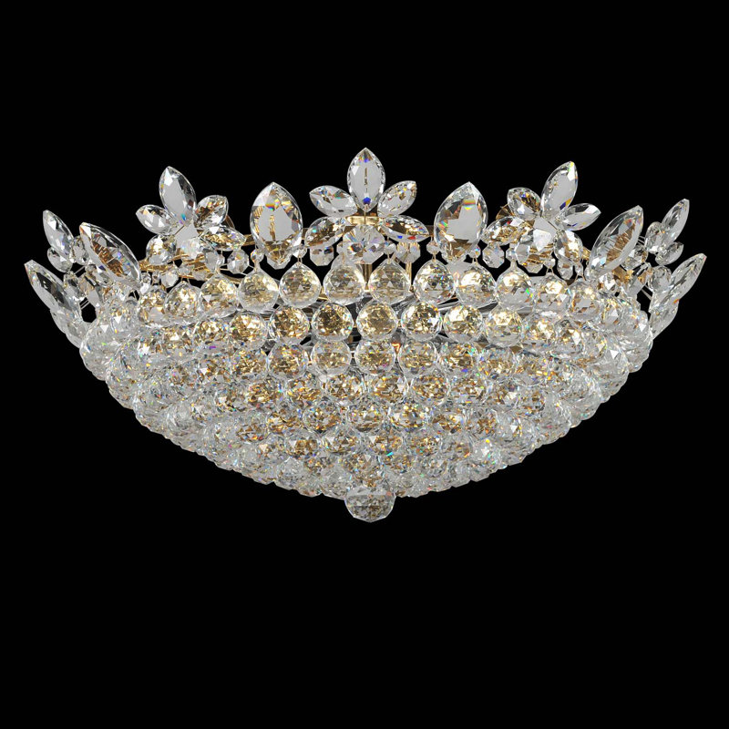 Treviso 15 LT Chrome/Clear Chandelier Allegri