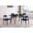 Stone Top Metal Base Dining Table-98536242