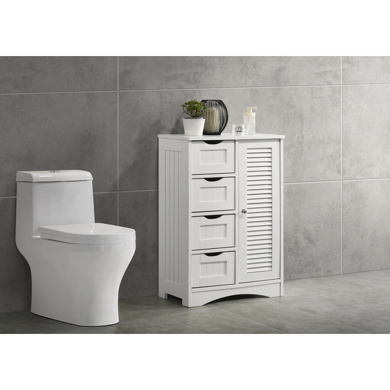 Danna Bathroom Cabinet, White