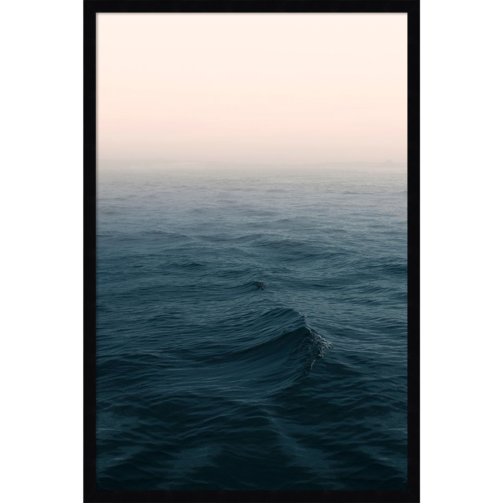 Ocean by Ian Winstanley, Black, 22" W x 33" H