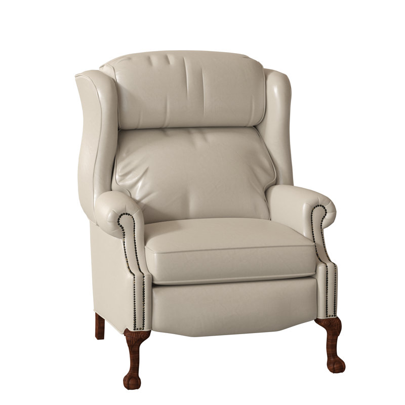 Maxwell Recliner, Rio Mineral Genuine Leather, Cobblestone, Power
