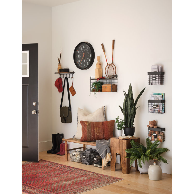 Dotted Line™ Albie Basket, 8" H x 12.5" W x 9" D, Industrial Gray, 1