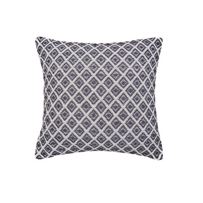 Bianca Geometric Woven Square Throw Pillow