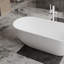 Baignoire de trempage autoportante de 59 po L x 30 po-124635953