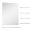 Miroir mural avec tablettes vidaXL-1812021140