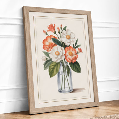 Arrangement In Glass Botanical - Print