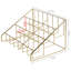 Metal 30.7cm H Media Shelves