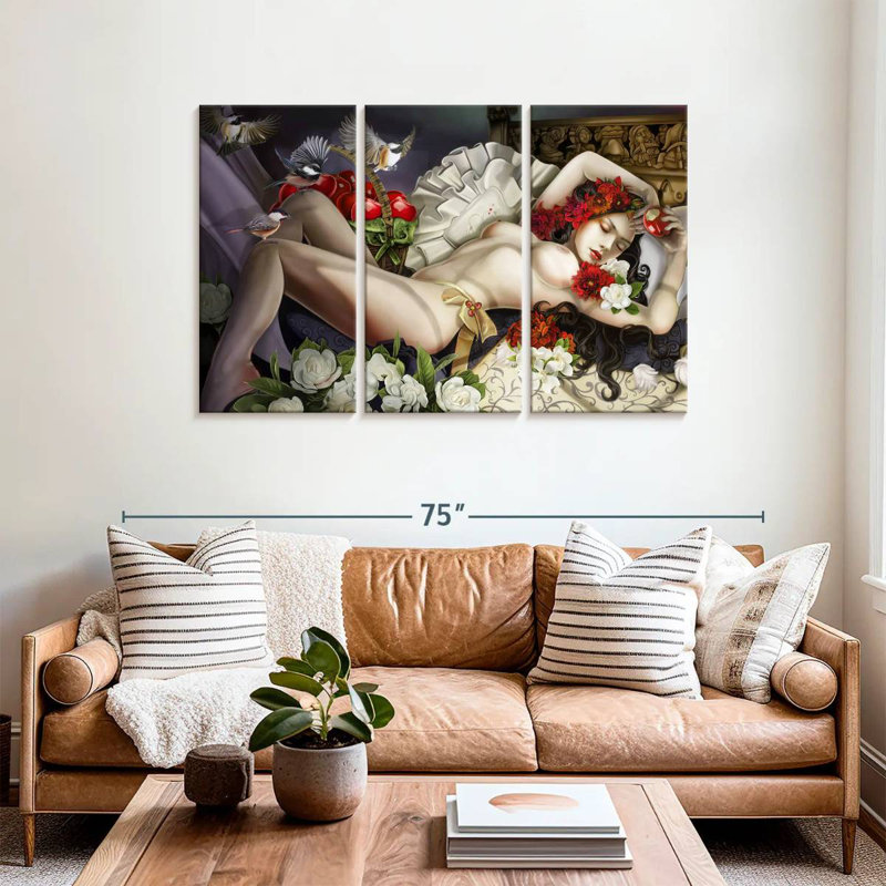 Fallen Snow, 36" H x 57" W