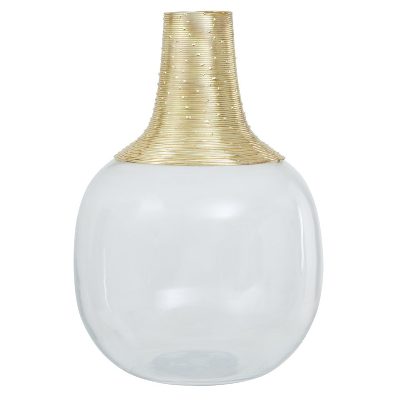 Amaari Glass Table Vase, 29cm H x 20cm W x 20cm D