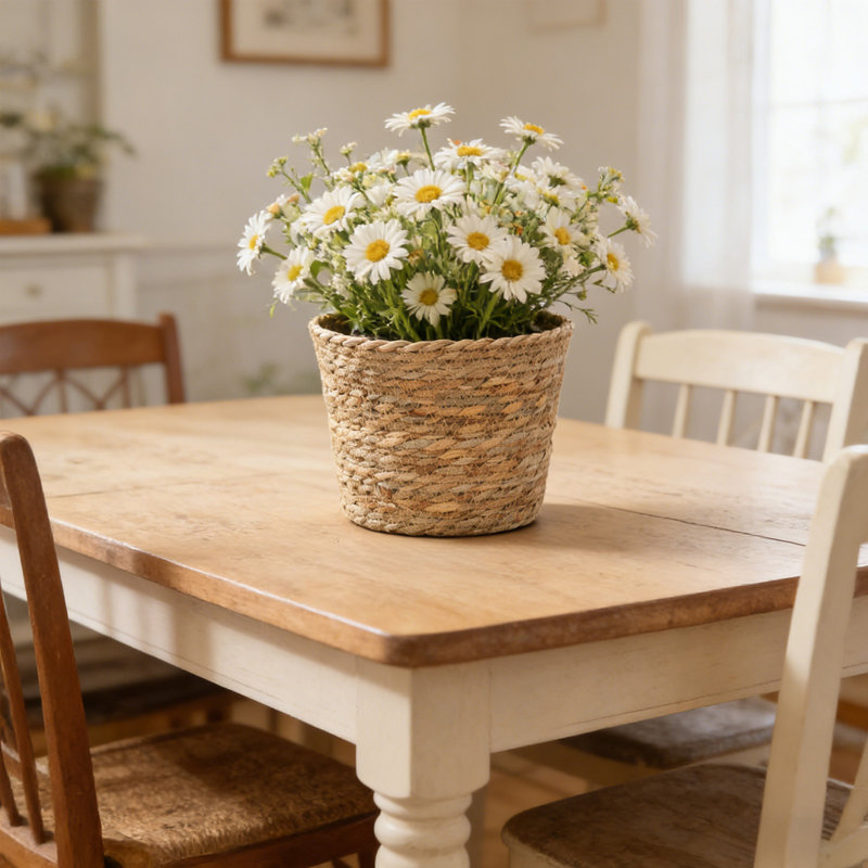 Woven Flower Pot Storage Basket