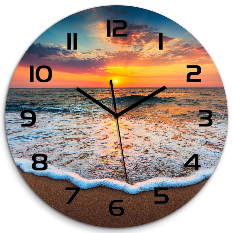 Jhoel Glass Wall Clock