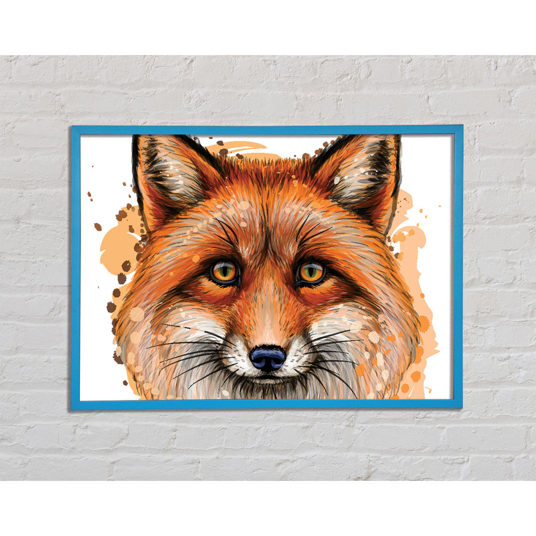 The Ginger Fox - Einzelner Bilderrahmen Kunstdrucke