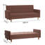 Allinson 200cm Upholstered Sofa Bed-1699648859
