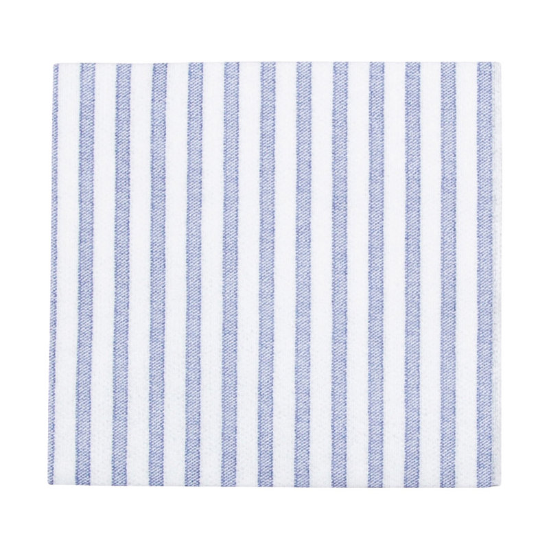 Papersoft Spunlace Striped Square Napkin, Blue