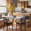 Cezka Oval Marble Top Dining Table