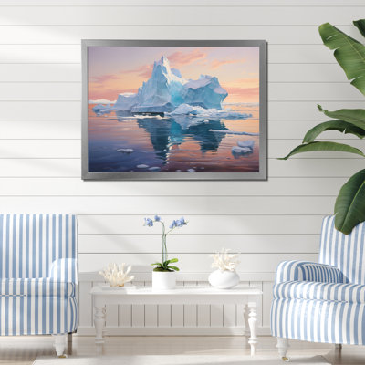 Iceberg bleu gelé sérénité