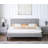 Cuthbertson Upholstered Linen Wingback Bed-888373522-888373523