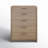 Furano Five Drawer Wood Chest