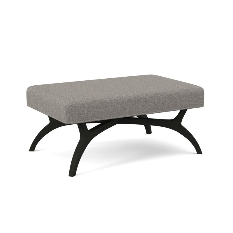 Ansel Upholstered Bench, Espresso, Kinsley Sky