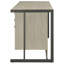 Bureau luge blanc et gris anthracite
