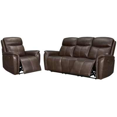 Allysia Power Reclining Sofa And Recliner