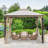 Softtop Metal Gazebo With Mosquito Net,Sturdy Heavy Duty Double Roof Canopy,Galvanized Steel Design Outdoor Tent,Suitable For Gardens,Patio,Backyard