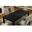 Table de salle à manger rustique l 84 po, noir antique-730538915