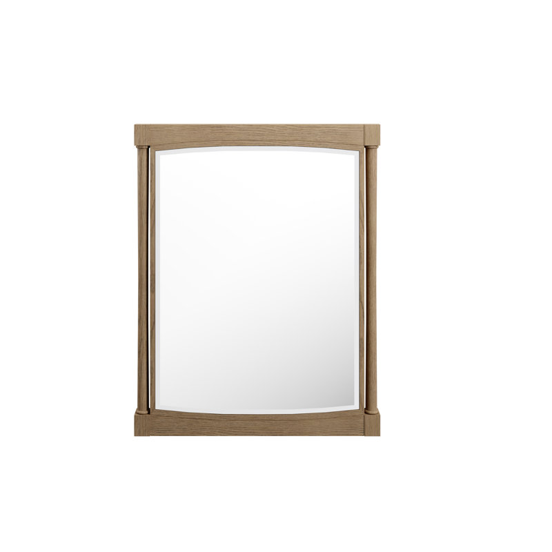 Kinnsden Mirror, 38" x 30", Weathered Oak