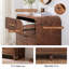 Commode 5 tiroirs H 46 po - Commode étroite en bois pour chambre à coucher, vestibule, couloir-314722842