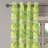 East Urban Home Floral Grommet Curtain Decorative 2-Panel Window Drapes, 50" Apple Green Yellow Black-874437000