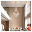 Lustre moderne en cristal doré de 20 po - Luminaire suspendu élégant à niveaux pour salle à manger et vestibule