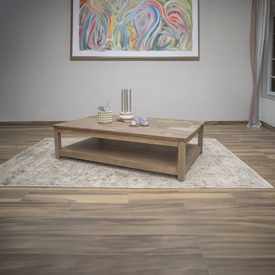 Essa Solid Wood Top Coffee Table